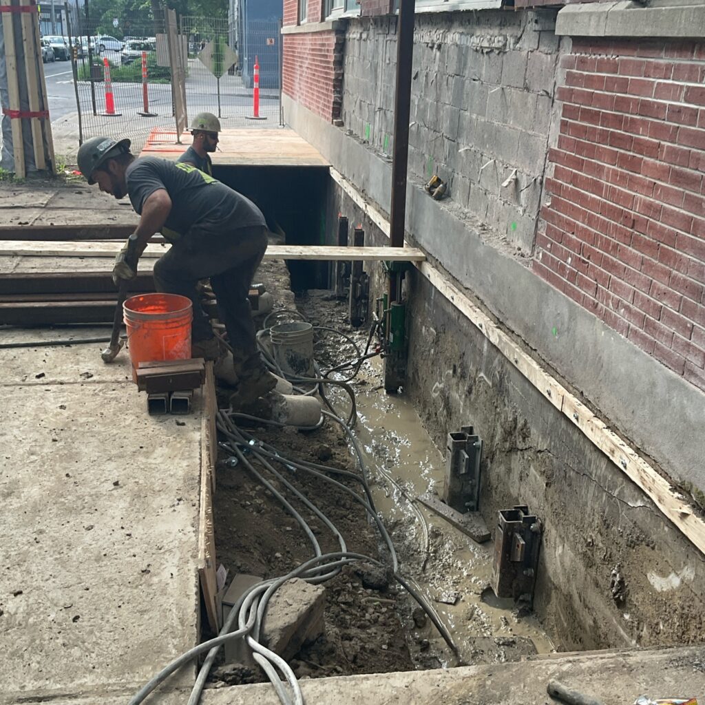 Travaux de rénovation du bâtiment de Macogep